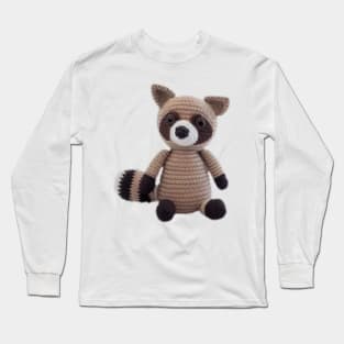 Crochet Raccoon Baby Toy Long Sleeve T-Shirt